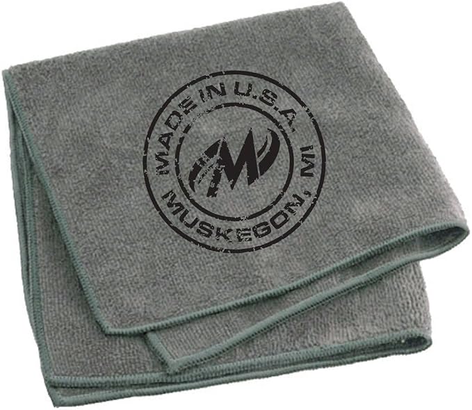 Bowlerstore Products Motiv Micro Fiber Towel - Gray/Black