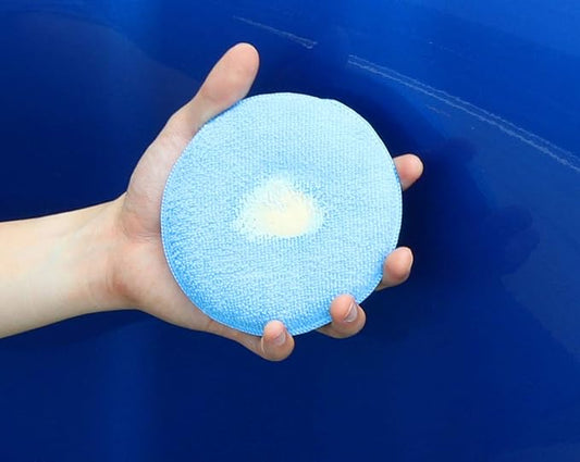 SimpleHouseware Car Wash Sponge Wax Microfiber Applicator Pads, 12-Pack