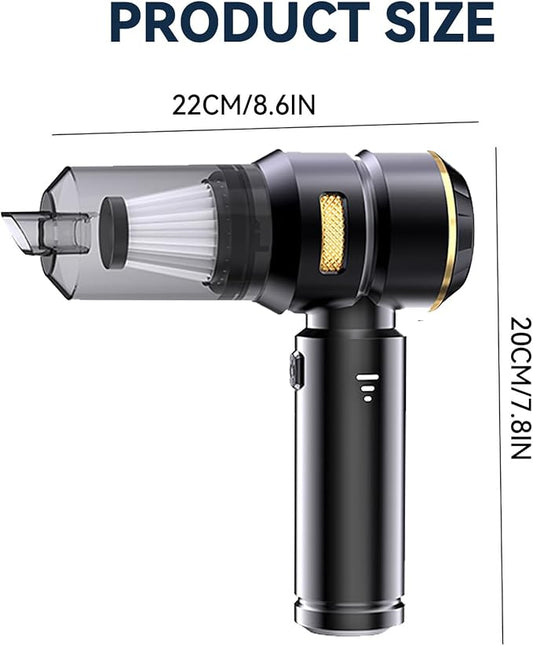 Handheld Car Vacuum Cordless, 22000Pa High Power Car Vacuum Cleaner and Air Duster, 2026 Upgrade 4-in-1 Car Vacuum Portable Cordless with 10 Multi-Nozzles for Small Jobs, Car, Home, Desk, Keyboards