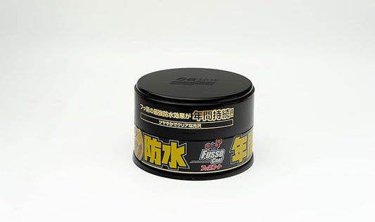 SOFT99 Fusso Coat 12 Months Wax Dark (Japanese Version) – Synthetic Car Wax for Black, Red, Blue & Dark Color Vehicles – Long-Lasting Hydrophobic Protection