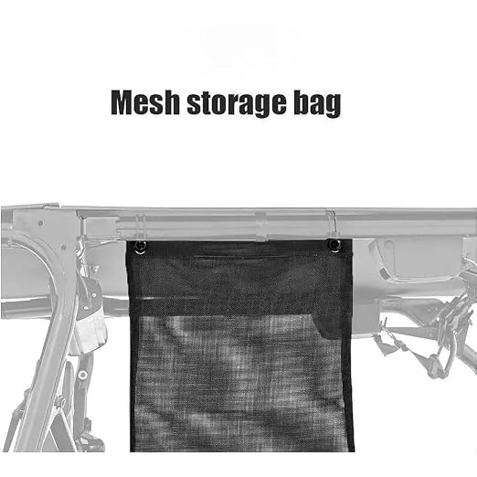Boat Trash Bag 20L Heavy Duty Garbage Can-Water-Resistant Offroad Container W/ Reinforced Mesh & Quick-Release Straps, Universal Spare Tire Mount for ATV/UTV/Camping, Easy Emptying Boat Accessory