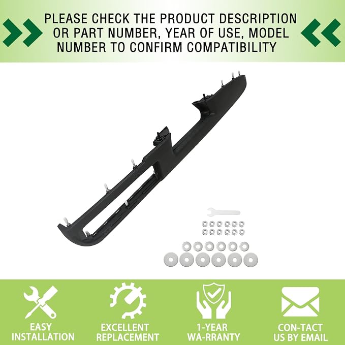 80994 Door Armrest Repair Front Left Side Door Panel Handle Black Compatible with 2010-2014 Chevrolet Chevy Silverado Suburban Avalanche Tahoe,GMC Sierra Yukon Replaces 84127280
