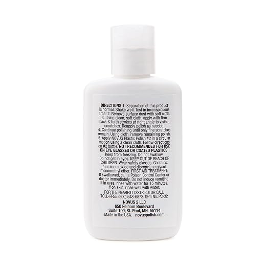 NOVUS 7081 | Heavy Scratch Remover #3 | 2 Ounce Bottle