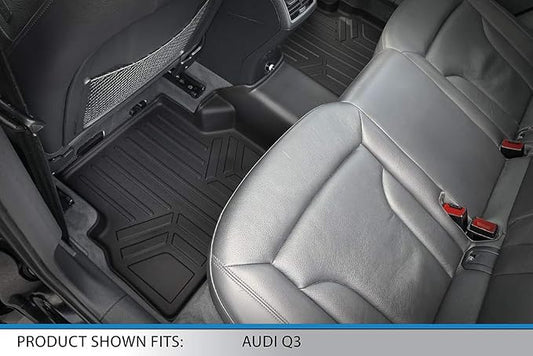 MAXLINER Floor Mats 2nd Row Liner for 2015-2018 Audi Q3