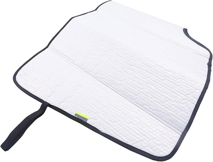 Windshield Sun Shade Compatible with Mercedes-Benz GLK X204 2013-2015 Foldable Front Windshield Sunshade Protector, Block UV Rays Keep Your Car Cooler