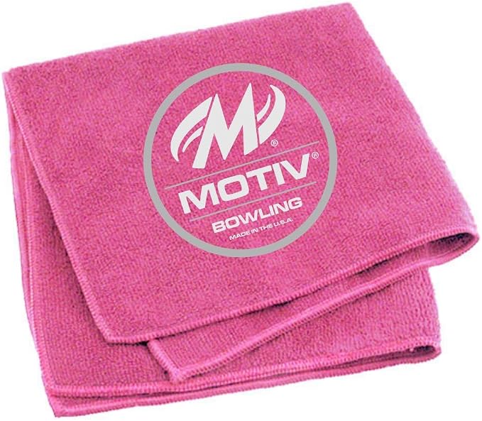 Bowlerstore Products Motiv Micro Fiber Towel - Pink/White