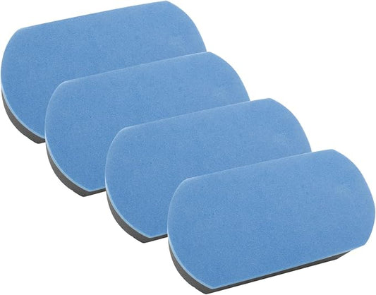 Hitefu 4pcs Tire Shine Dressing Applicator Pad, Washable Tire Shine Sponge Car Detailing Foam Sponge, Tire Polish Applicator for Tire Shine, Tire Gel, Tire Wet, Tire Balm