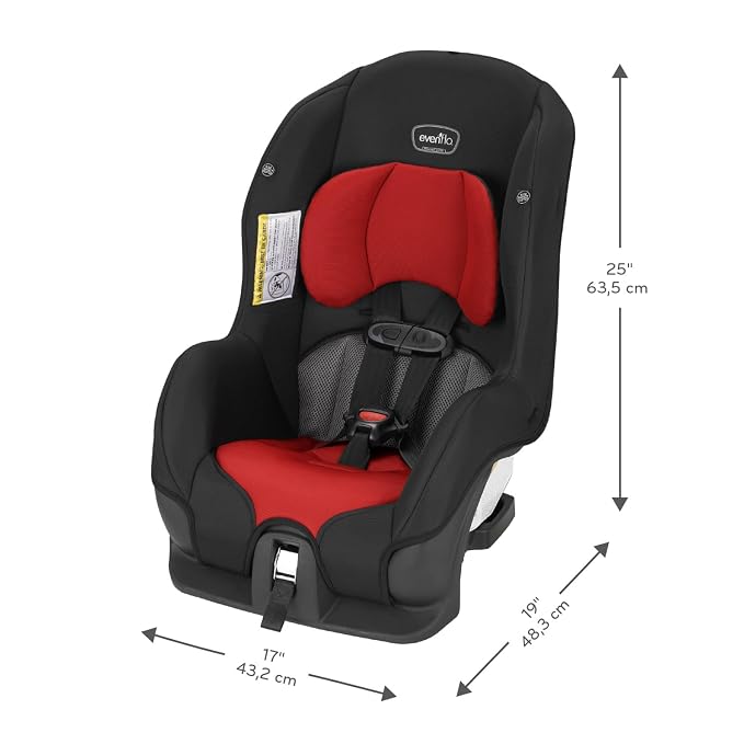 Evenflo Tribute LX Convertible Car Seat (Jupiter Red)