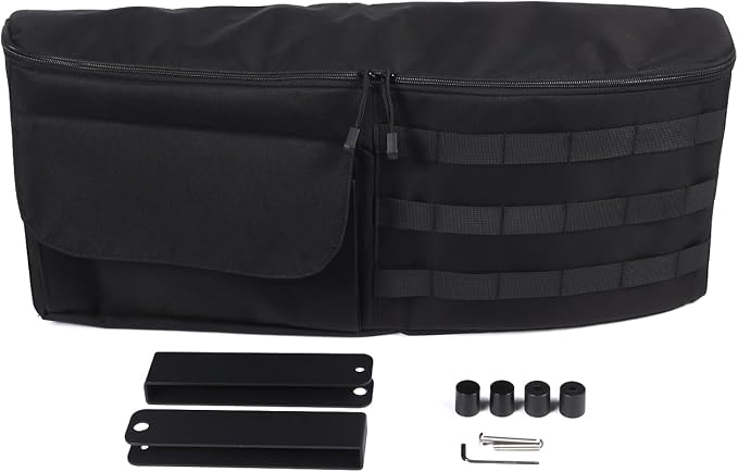 Aunginsy Car Trunk Organizer Compatible with Toyota FJ Cruiser 2007-2021+, 1PCS Trunk Storage Box Backseat Hanging Organizer Rear Left Storage Bag Organizer Multi-Compartment Oxford Cloth Accessories