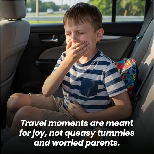 Herb Tantra Travel Ease Junior Kids Roll On,Natural Anti Nausea Relief for Car, Cruise, Airplane, Road Trip & Flight, Essential Oil Based Non drowsy Alternative for Motion Sickness
