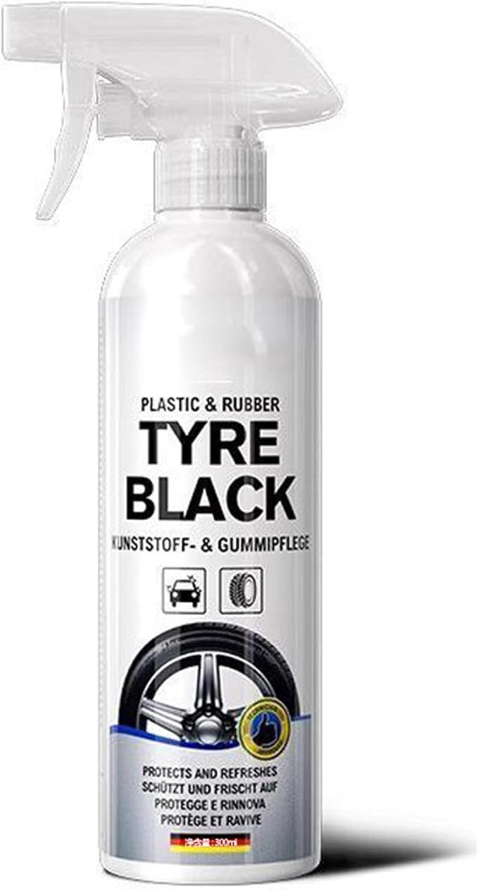 Tire Sprayer for Cars, Trucks, Motorcycles, 300ml Tire Coating Quick Gloss Restorer Wheel