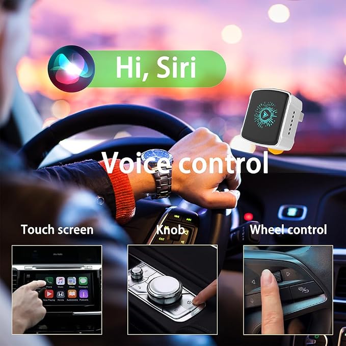Wireless CarPlay Adapter & Android Auto (2-in-1) - Mini USB/USB-C Adapter Converts Wired to Wireless, Plug & Play, Stable Lag-Free for iPhone & Android (2026 Upgraded)