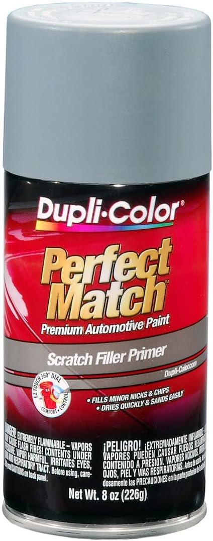 Dupli-Color BPR0031 Gray Perfect Match Scratch Filler Primer - 8 oz. Aerosol