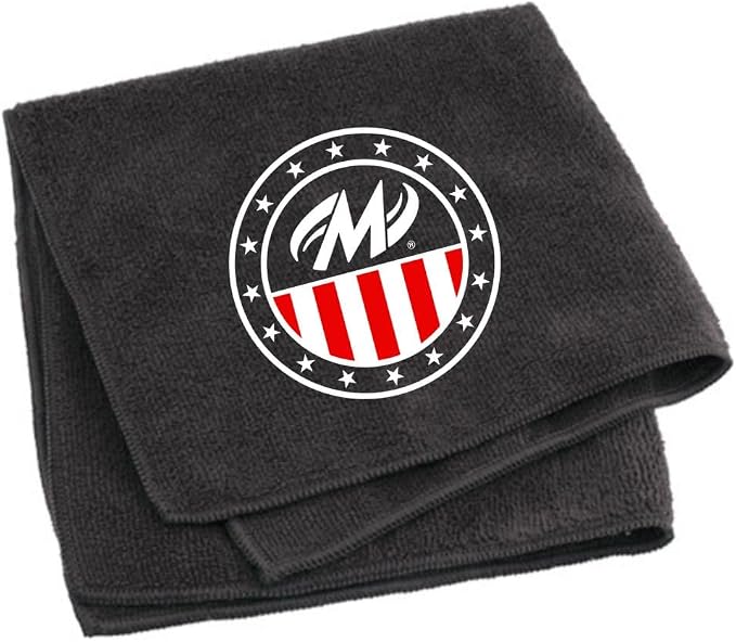 Bowlerstore Products Motiv Micro Fiber Towel - Black/Red/White