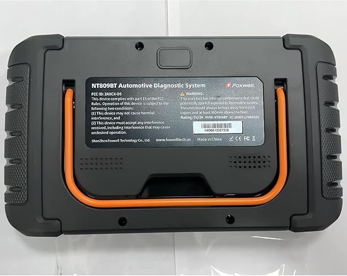 2026 FOXWELL Scanner NT809BT OBD2 Scanner Diagnostic Tool with 30+Resets, All System Bidirectional Scan Tool for All Vehicles, CAN-FD, FCA Autoauth, 3-Yr Free Update, AutoVIN, Wireless 65-Foot, Orange