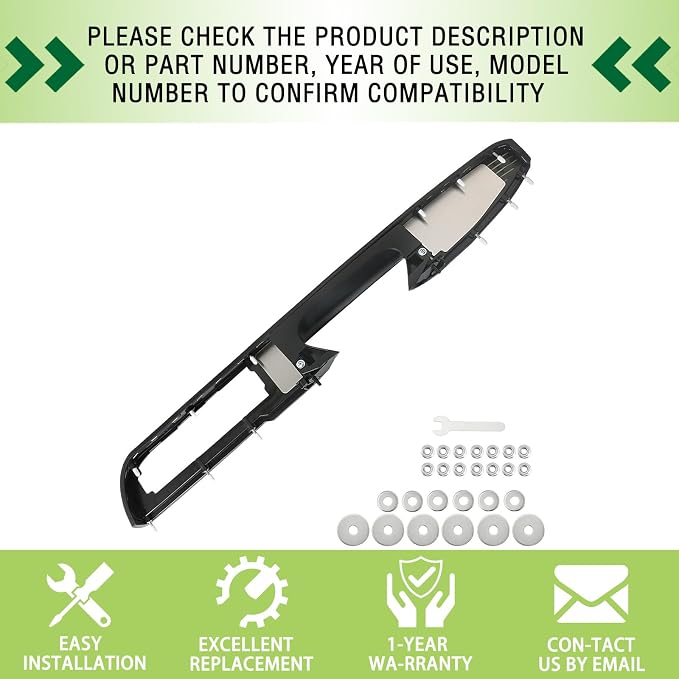 80994 Upgraded Door Armrest Repair Front Right Side Door Panel Handle Black Compatible with 2010-2014 Chevy Silverado Suburban Avalanche Tahoe,GMC Sierra Yukon Replaces 84127325