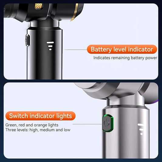 Handheld Car Vacuum Cordless, 22000Pa High Power Car Vacuum Cleaner and Air Duster, 2026 Upgrade 4-in-1 Car Vacuum Portable Cordless with 10 Multi-Nozzles for Small Jobs, Car, Home, Desk, Keyboard
