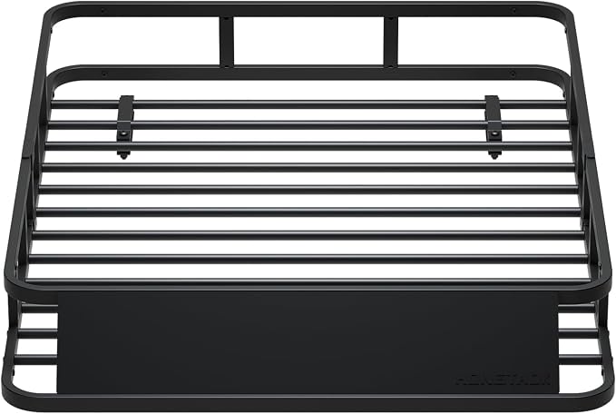 51" x 39" x 6" Roof Rack Cargo Carrier, Universal Rust-Proof Roof Rack Basket for SUV, Heavy Duty Steel Rooftop Cargo Carrier, Car Top Luggage Holder 150LBS Capasity, Easy Assembly, Black