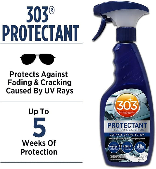 303 Automotive Protectant for Vinyl, Plastic & Rubber, 16 oz