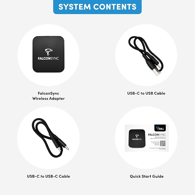 FalconEye Electronics FalconSync Wireless Apple CarPlay/Android Auto Adapter