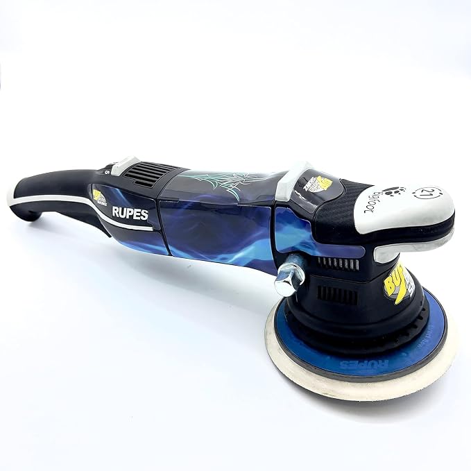 Buff Brite Polisher Skinz - Compatible with Rupes Mille - Hot Rod