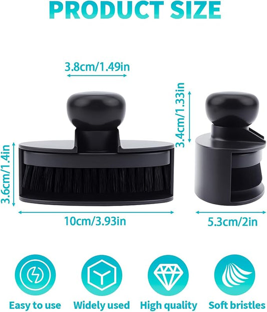 Car Tire Shine Applicator Brush, Auto Tire Detail Brushs, Portable Car Tire Brush with Seal Cover Design, High Density Soft Shine Applicator Brushs, for Auto Detailing Cleaning (1 PCS, Large Size)