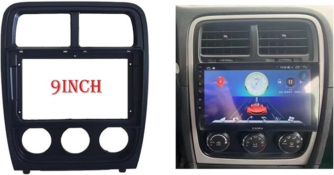Fit Car Frame Adapter Box Decoder Android Radio Audio Fitting Panel Kit Fit For Dodge Caliber Auto Parts