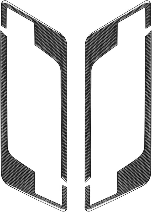 NVCNX Real Premium Carbon Fiber for Toyota Tundra 2022-2026 / Sequoia 2023-2026 2024 2025 Truck Pickup SUV Car Door Armrest Cover Interior Trim Accessories Overlay Sticker 4PCs not for Extended Cab