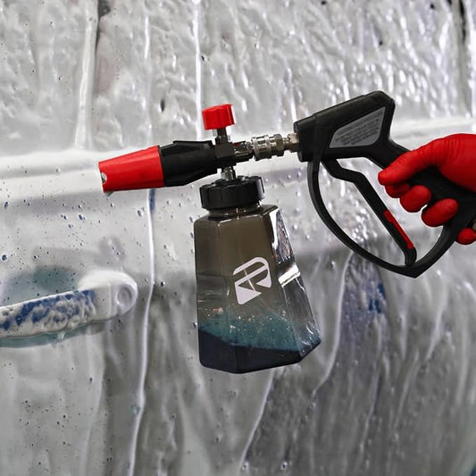 Ripclean Professional Foam Cannon for Pressure Washers – High-Performance Snow Foam Blaster for Car Washing, Detailing, and Cleaning – Adjustable Spray Pattern and 35oz Easy Connect Bottle