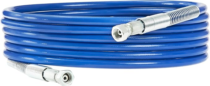 VEVOR 25ft Airless Paint Sprayer Hose, 1/4 in Universal Airless Paint Spray Hose, 4350 PSI High Pressure Flexible Airless Sprayer Hose, Multi-Layer Reinforced Steel Wire Braid Hose for Paint Sprayer
