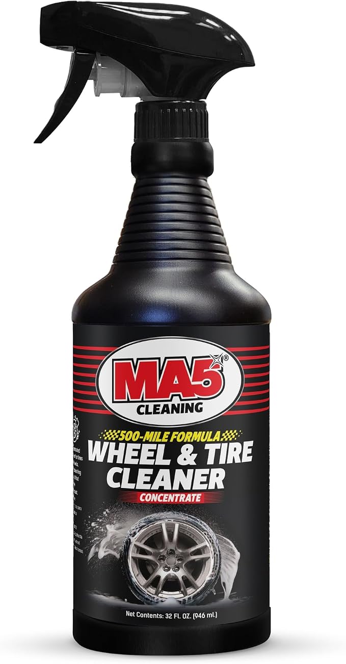 MA5X Wheel and Tire Cleaner | Concentrated, Brake Dust Remover | Wheel Cleaner Spray | 32oz Bottle | Pack of 1
