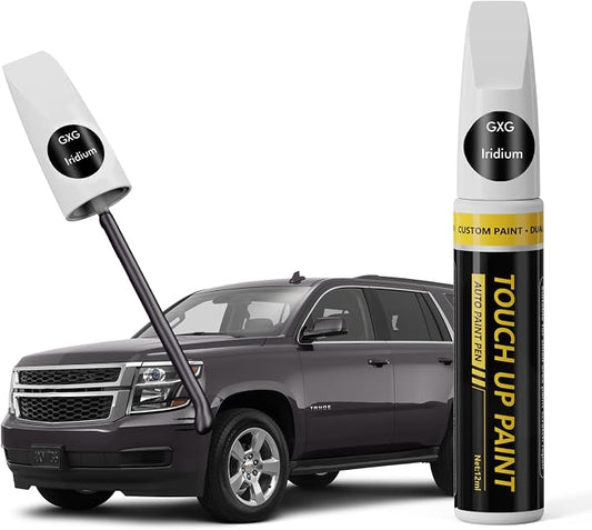 (Iridium (GXG) Car Touch Up Paint for GMC, Car Paint Scratch Repair Kit, Quick & Easy Solution, 2 in 1 Scratch Remover Pen with Color-Matched