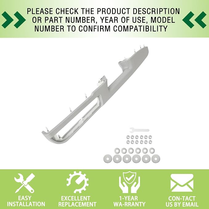 926-740 Door Armrest Repair Front Left Side Door Panel Handle Gray Compatible with 2010-2014 Chevrolet Chevy Silverado Suburban Avalanche Tahoe,GMC Sierra Yukon Replaces 84127281