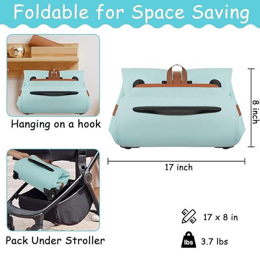 SCTEL Car Seat Travel Bag for Airplane Compatible with Most Infant Car Seats, Padded Car Seat Cover Bag, Carseat Gate Check Bag for Road Travel
