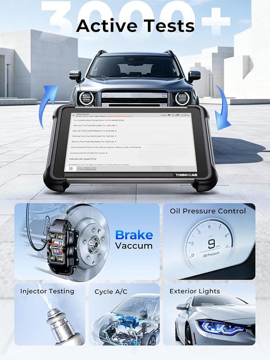 THINKCAR Bidirectional OBD2 Scanner Diagnostic Tool 689BT - All System Scan Tool with Bluetooth 5.0, 3000+ Active Tests,ECU Coding, 34+ Services, FCA, CAN-FD and DoIP, Wireless Update