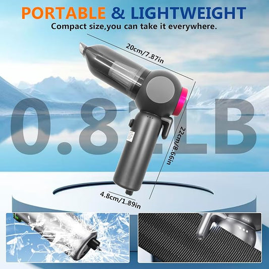 Car Vacuum,Handheld Car Vacuum Cleaner Cordless,20000Pa Vacuum Portable Cordless Powerful 120W Brushless Motor & 60 Min Runtime, 6-in-1 Portable (6000mAh Battery)