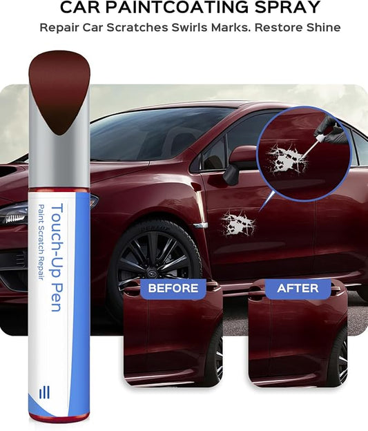 H2Q Venetian Red Pearl Touch Up Paint Compatible with Subaru Exact Match Chips and Nicks Touch Up