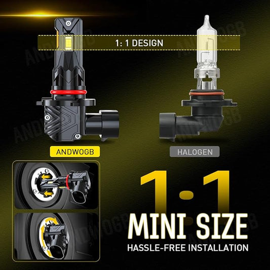 Lights Compatible for Chevy Silverado Light Bulbs for Off road Use, Years: 2007 2008 2009 2010 2011 2012 2013 2014 2015, 48000 Lumens 800% Brightness, Pack of 6