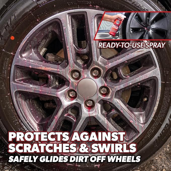 Chemical Guys Sprayable Diablo Wheel Cleaner (Safe on All Wheel & Rim Finishes), Great for Cars, Trucks, SUVs, Motorcycles, RVs & More, 32 fl oz