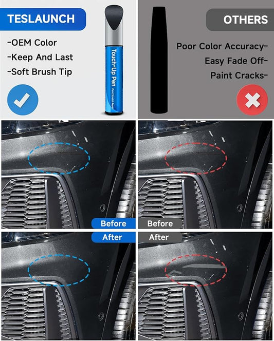LX7L/H1 Manhattan Gray Metallic Touch Up Paint Compatible With Audi Exact Match Car Paint Pen Scratch Repair