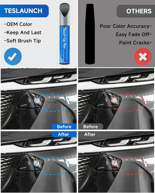 42A Meteor Gray Pearl Touch Up Paint Compatible with Mazda Exact Match Touch Up Paint Car Scratch Repair