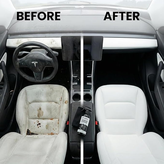 EVEO TESLA Interior Cleaner Kit - (16oz) Tesla Model Y Juniper Accessories & Tesla Model 3 Accessories | Tesla Seat Cleaner, Car Interior Cleaner - Car Leather Cleaning | Tesla Model S 3 X Y 2026