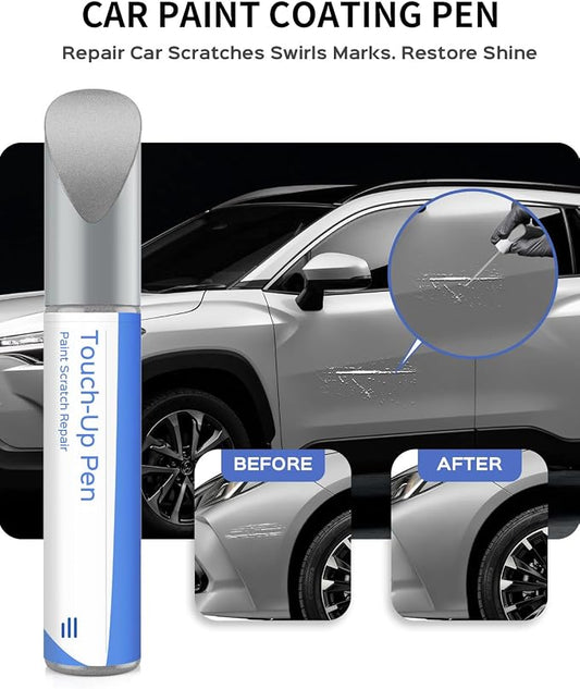 1J9 Celestial Silver Metallic Touch Up Paint Compatible with Toyota Exact Match Chips and Nicks Touch Up
