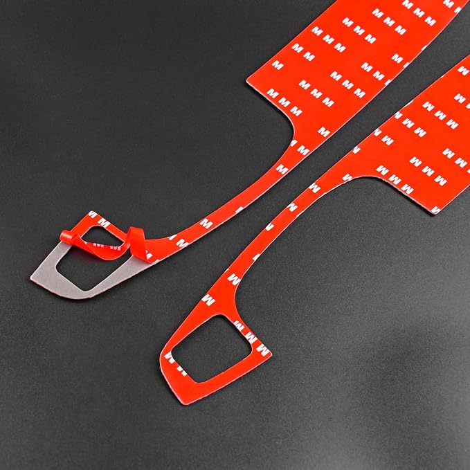 AIRSPEED Carbon Fiber Door Window Button Panel Cover for BMW E46 1998-2006, Center Console Interior Trim, Black Carbon Fiber