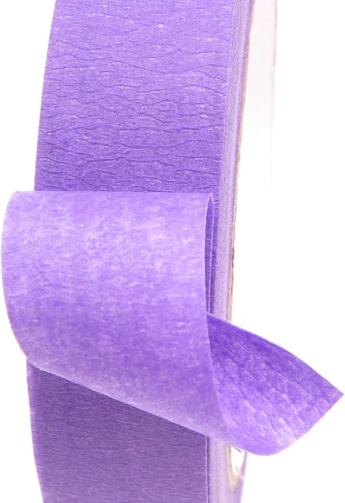 5 Rolls Pinstripe Tape - Masking Tape 1/16", 1/8", 1/4", 1/2", 3/4" - Thin Painters Masking Automotive Tape for DIY, Car, Auto, Paint, Art, Tumblers (Purple)