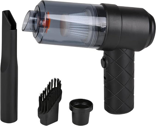 Mini Handheld Vacuum Cleaner – 12" Compact Cordless Design for Tight Spaces, Car Interiors, Desk Crumbs & Building Bricks Toy Cleanup – Boxed, USB-C Rechargeable, Lightweight & Portable