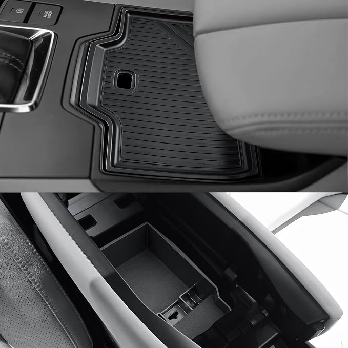 CDEFG 2Pcs for 2026 Mazda CX5 Center Console Organizer for 2026 Mazda CX-5 (S/Select/Preferred/Premium/Premium Plus) Accessories Middle Console Armrest Hidden Storage Box