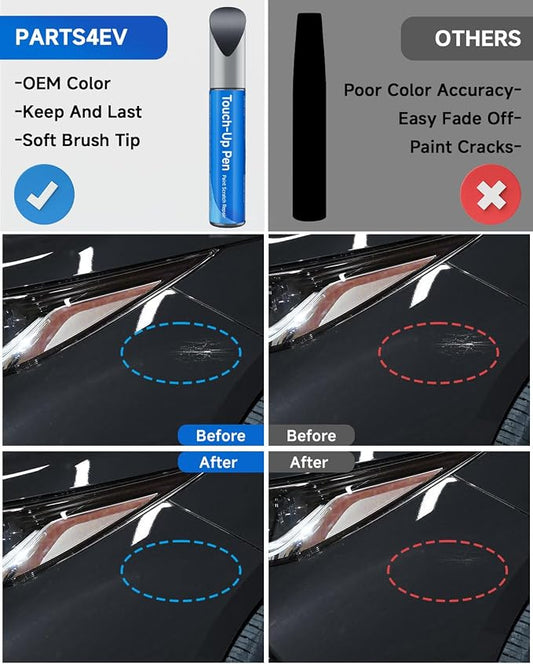 Touch Up Paint Compatible with Toyota Exact Match Touch Up Paint Car Scratch Repair (Slate Metallic(1F9))