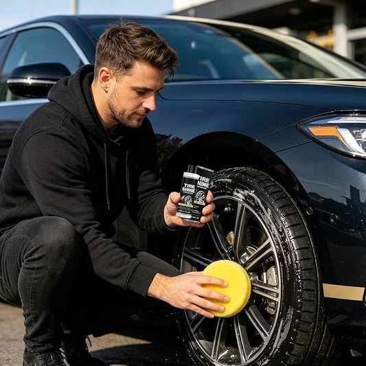 Tire Dressing,100ml Long-Lasting Repair Agent - Tire Restorer | The Outer Packaging May be Changed in Different batches, but it Does not Affect the acfor Vehicle, Truck, SUV, RV, Automotive Detailing