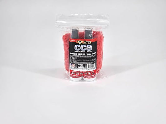 CCS Multi Surface Cleaner - Bug Remover for Motorcycles, Cars, Trucks, RVs, Boats - Clear Coat Ceramic Alternative - Top Coat Shine and Protection Technology (2 pack 2 oz w/towel)